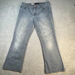 Bandolino Blu Jeans Womens 14 Light Wash Blue Brianna Boot Bootcut Denim 32x26